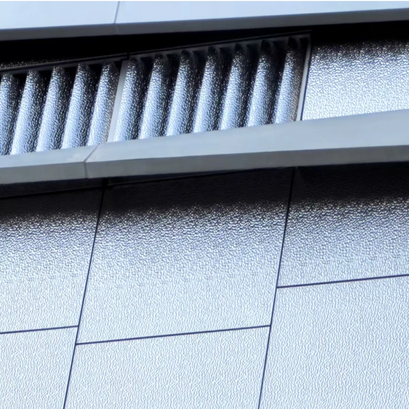 Stainless steel facade